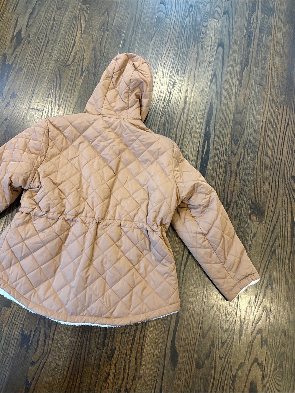 Women’sQuilted Hooded Jacket in Light Brown- XXL (NWOT) - Picture 12 of 12